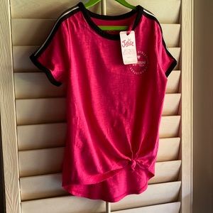 Girls pretty pink top from Justice.